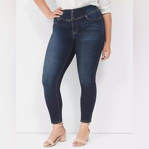 Lane Bryant High-Rise 3-Button Jegging